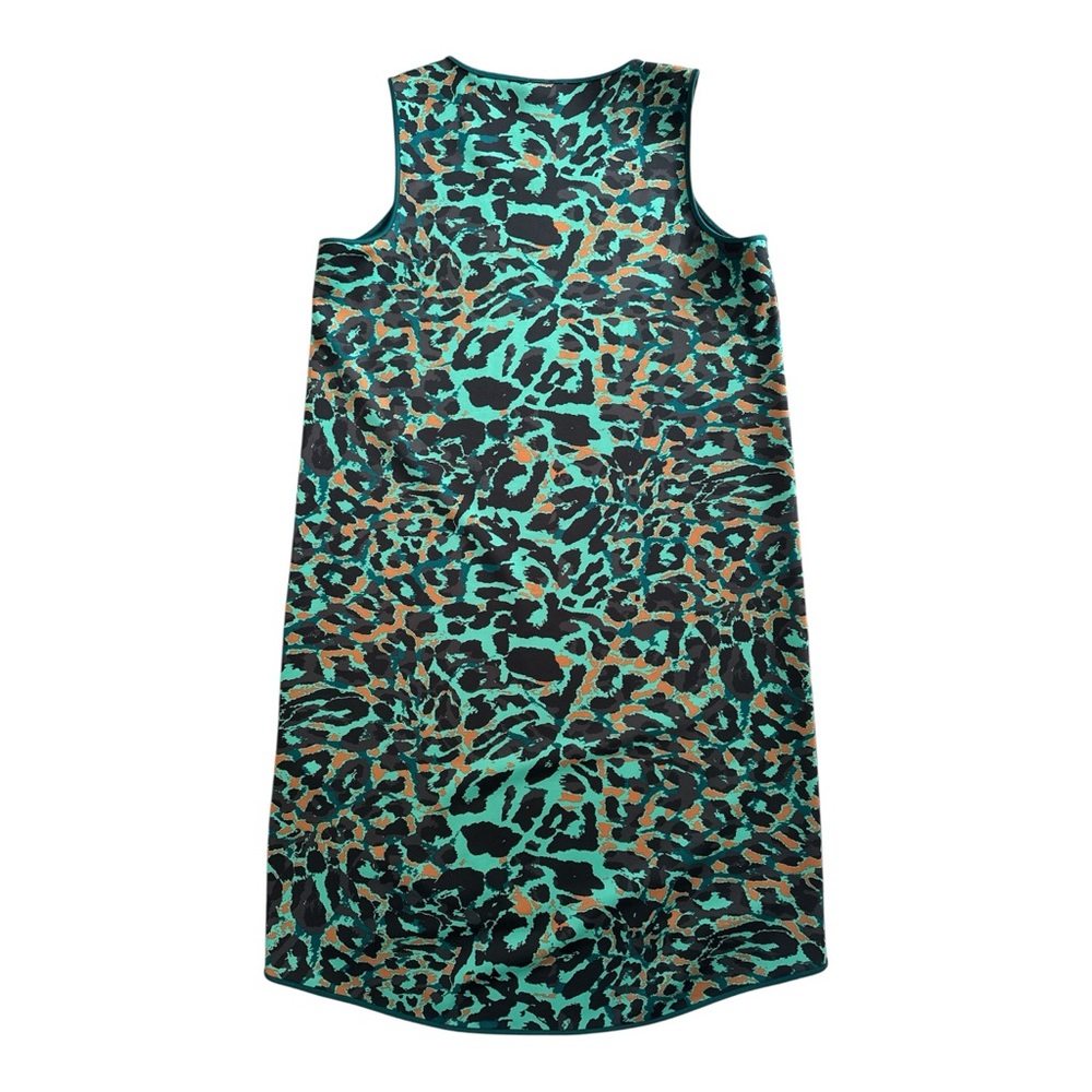 Chico’s | green animal print sleeveless‎ hi-low midi - Picture 4 of 7